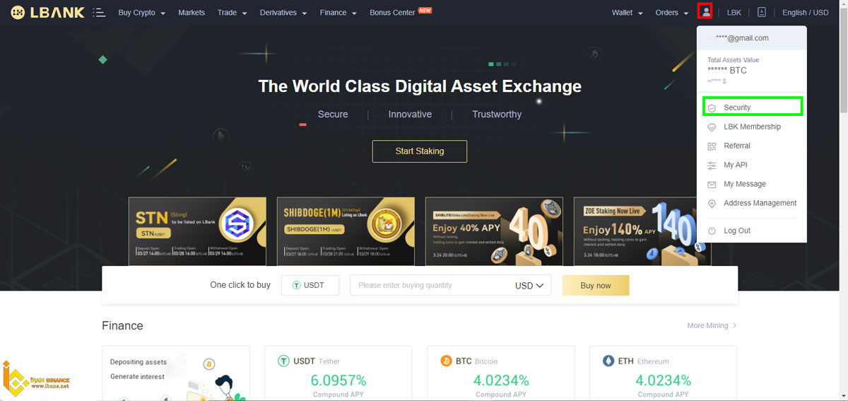 تنظیمات امنیتی حساب ال بانک