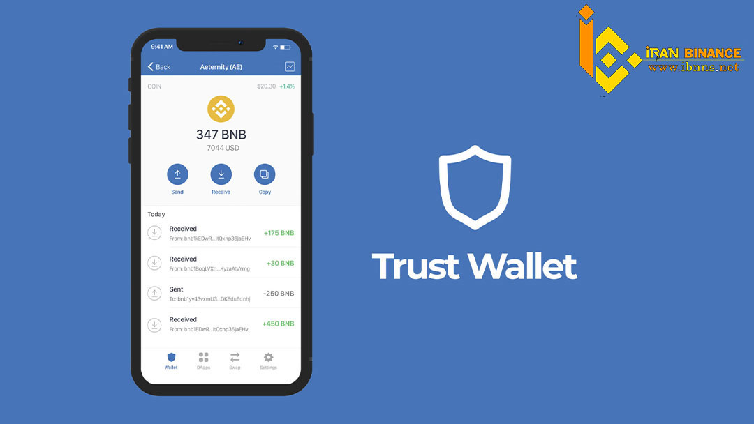 کیف پول نرم افزاری تراست ولت