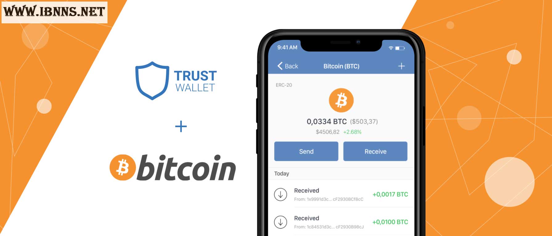 کیف پول بیت کوین | کیف پول تراست ولت