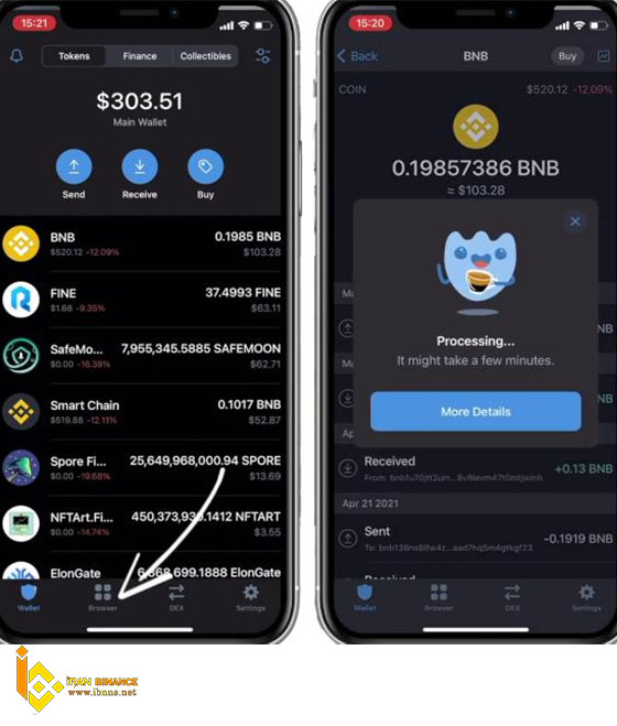 راهنمای خرید ارز دیجیتال FEG Token از طریق تراست والت
