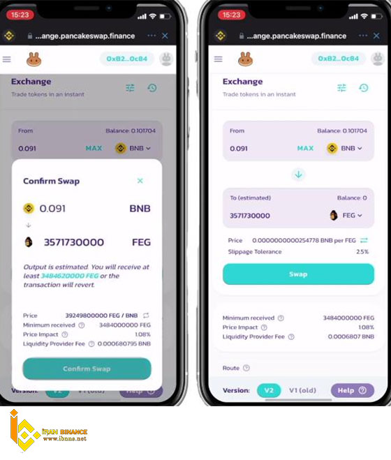 راهنمای خرید ارز دیجیتال FEG Token از طریق تراست والت