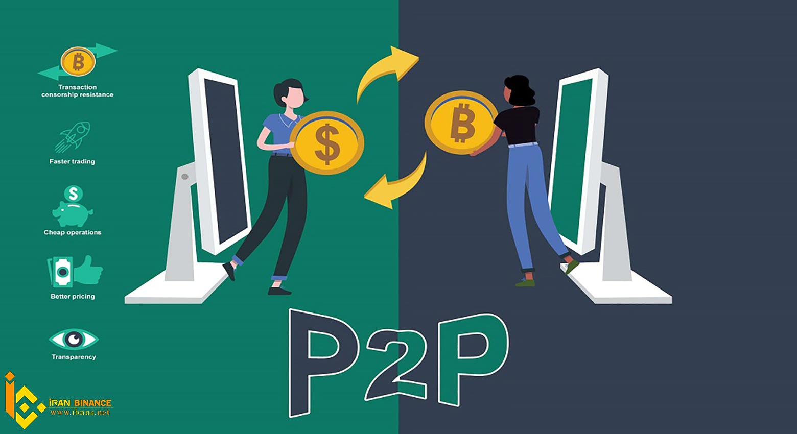 بررسی مزایا و معایب صرافی های P2p