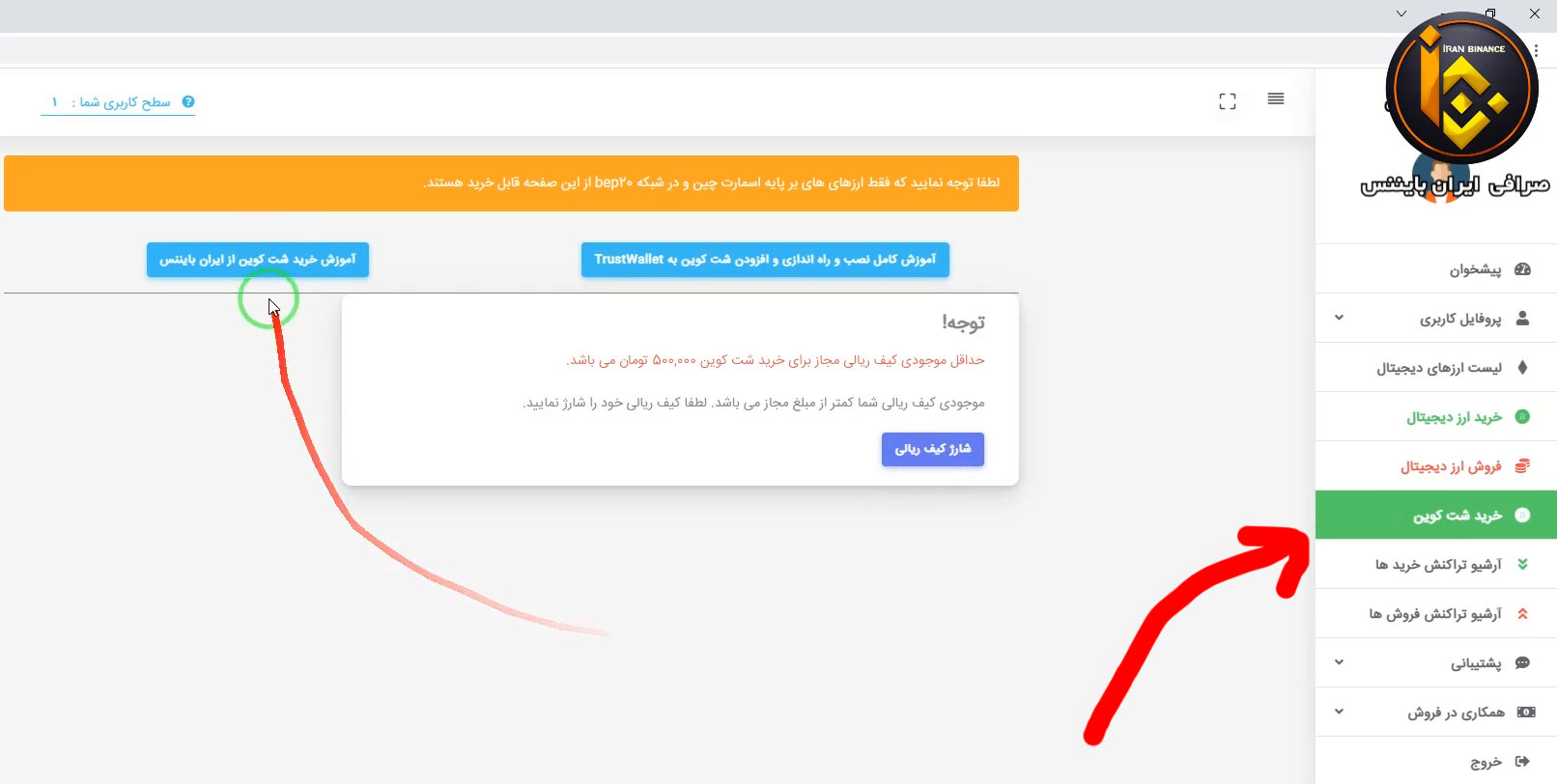 آموزش خرید شت کوین