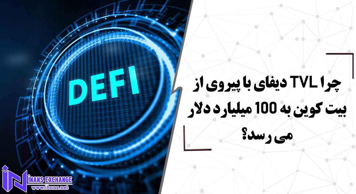 بررسی رابطه TVL دیفای با قیمت بیت کوین