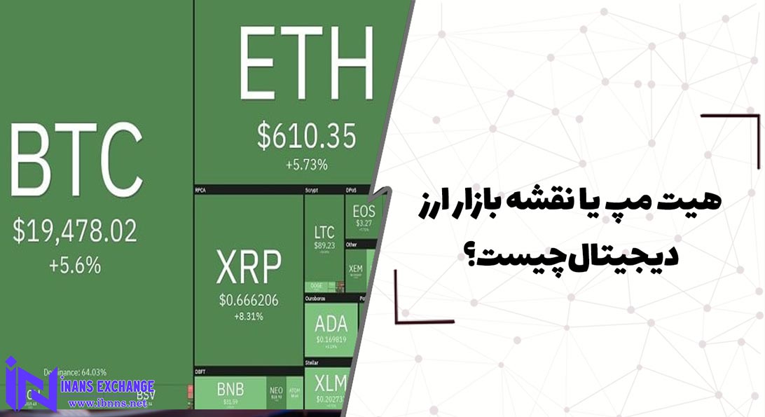  هیت مپ یا نقشه بازار ارز دیجیتال چیست؟